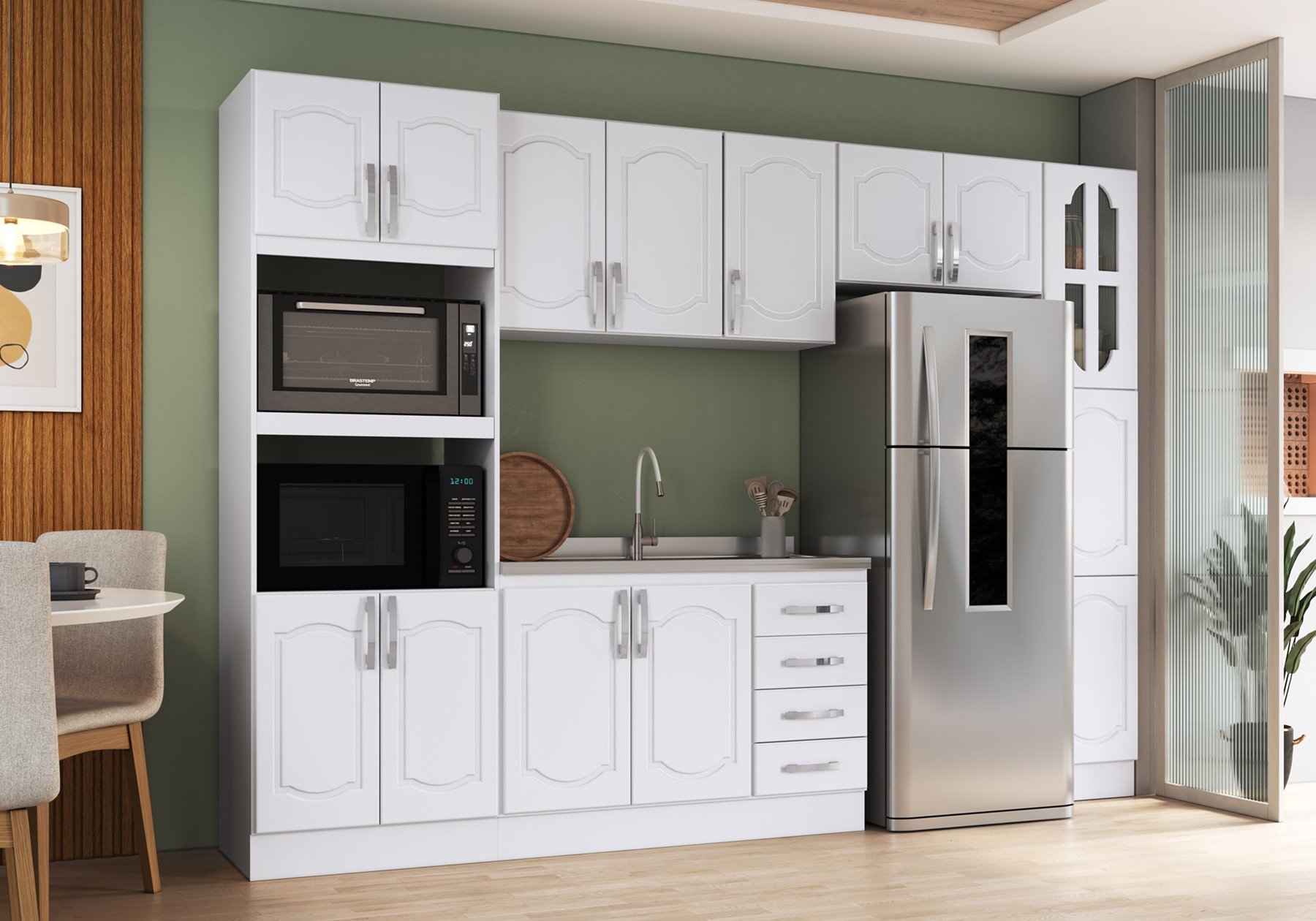 Cozinha Crystal Branco