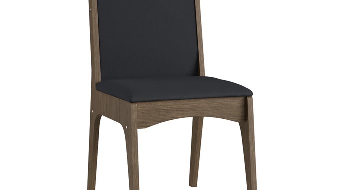 Cadeira Encosto Estofado MDF – 918.001-Ameixa Negra T64 - L:400 x P:500 x A:955