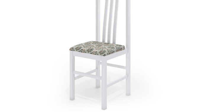 Cadeira Madeira - 400.004-Branco T84 - L:390 x P:450 x A:990