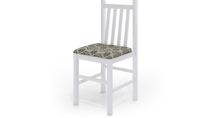 Cadeira Madeira – 300.001-Branco T84 - L:390 x P:450 x A:960