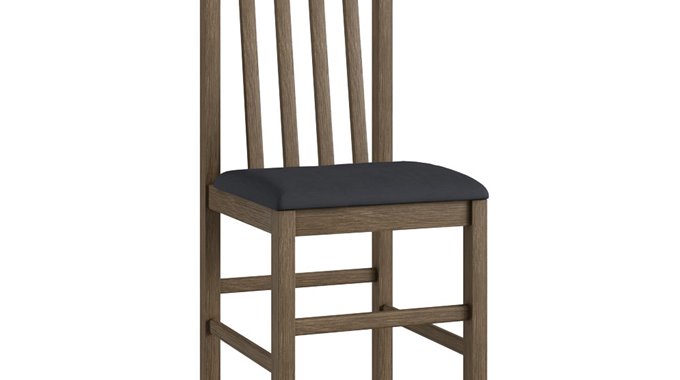 Cadeira Madeira –300.028-Ameixa Negra T64 - L:390 x P:450 x A:960