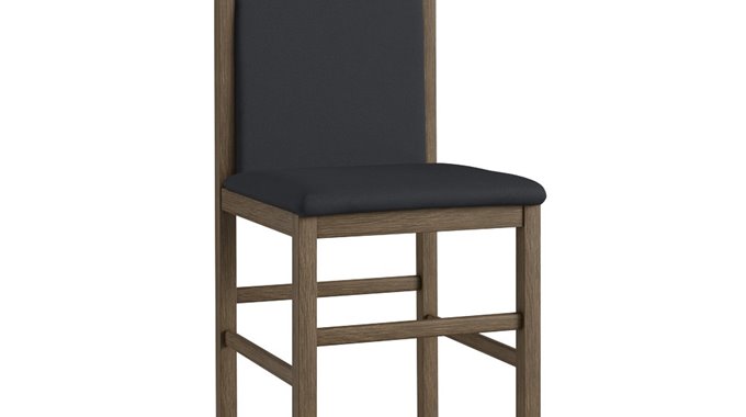 Cadeira Madeira – 600.001-Ameixa Negra T64 - L:410 x P:447 x A:960