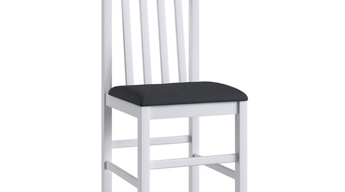 Cadeira Madeira –300.012-Branco T64 - L:390 x P:450 x A:960