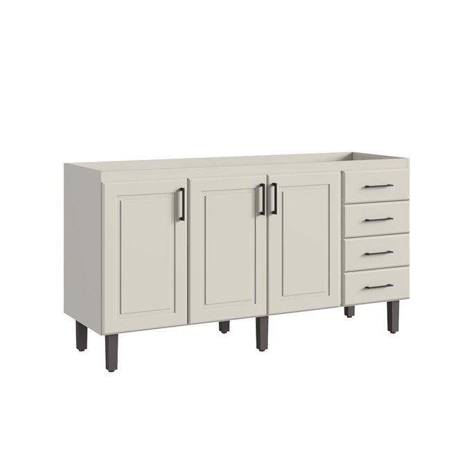 Módulos Cozinha Infinity Off White/ Carvalho Mel