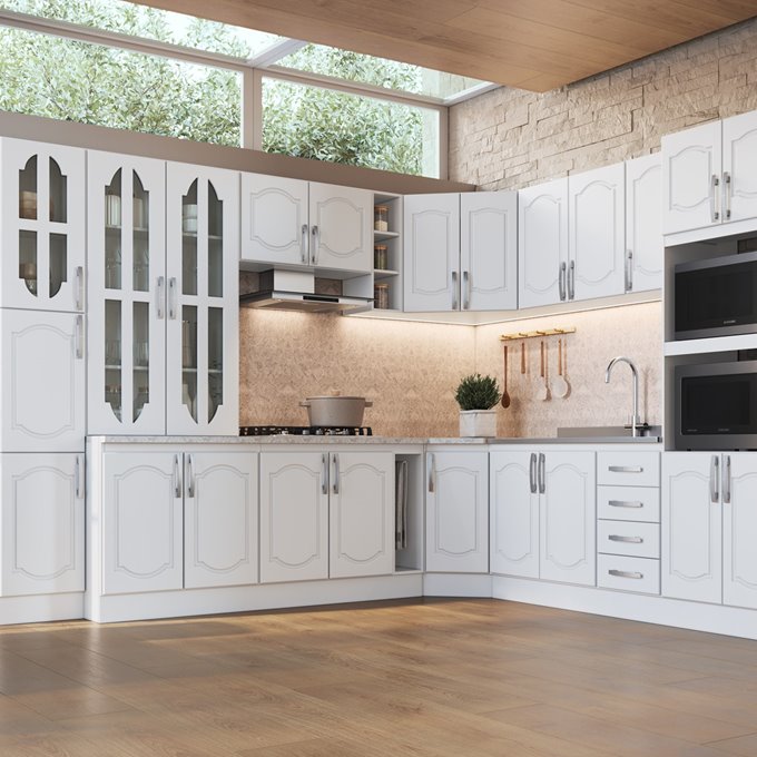 Cozinha Crystal Branco